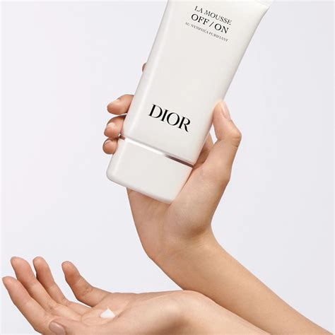 la mousse on off dior|dior off on cleanser.